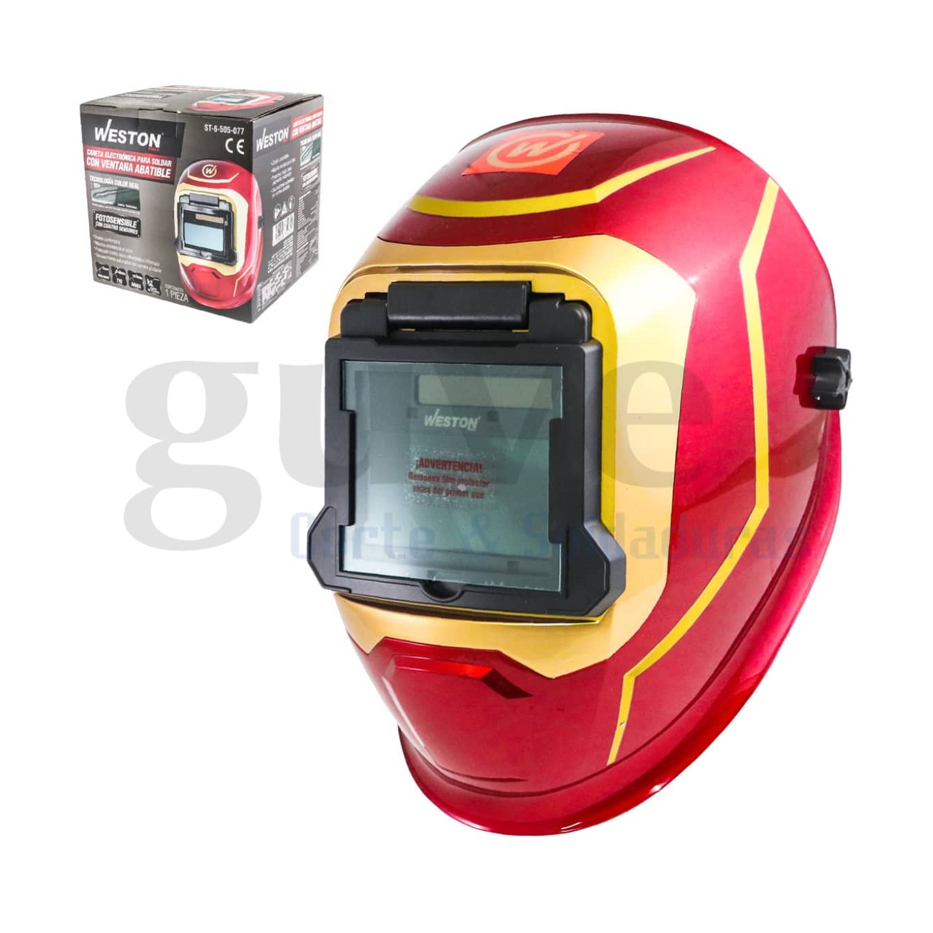 careta weston iron man