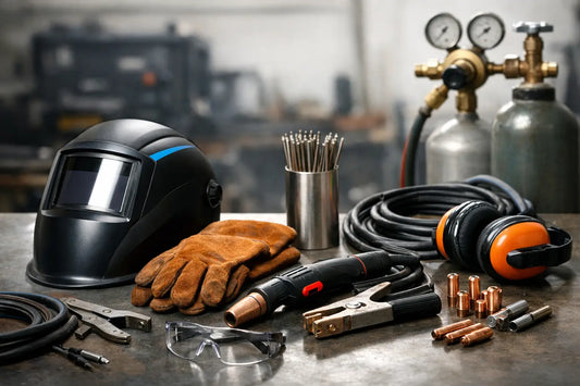 Accesorios esenciales para taller de soldadura