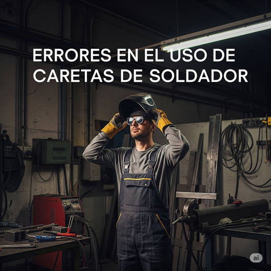 errores comunes al usar una careta electrónica 