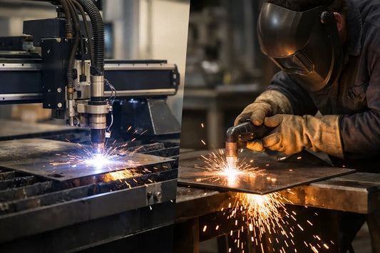 Plasma CNC vs plasma manual: cuál conviene