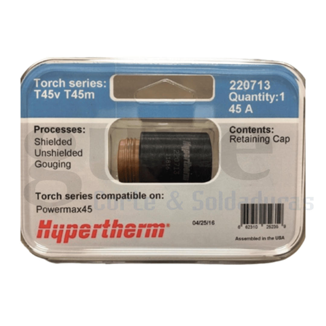 COPA DE RETENCION P/POWERMAX 45 HYPERTHERM - Tienda GUVE