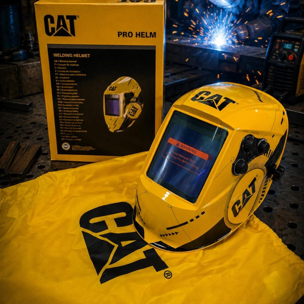 Careta Electronica Para Soldar Cat Pro Helm 95750