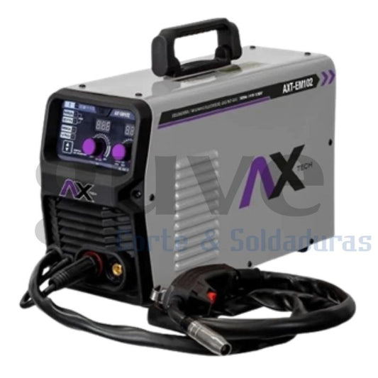 AXT-EM102 Soldadora inversor, MIG GAS/NO GAS y Electrodo