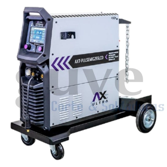 AXT-PULSEMIG255LCD Soldadora inversor, MIG GAS/NO GAS, Especial  para aluminio, Doble Pulsado