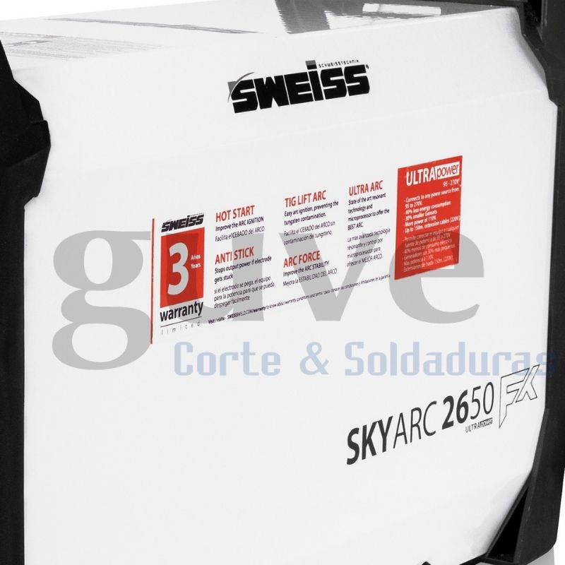 Soldador Inversor SKYARC 2650 FX - Tienda GUVE