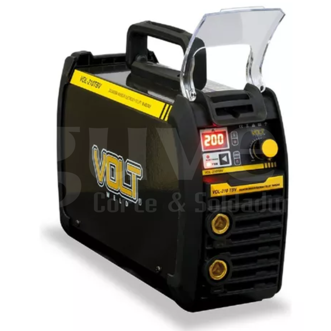 Soldadora inversor Electrodo y Tig Lift Bi-Voltaje VOL-210TBV - Tienda GUVE