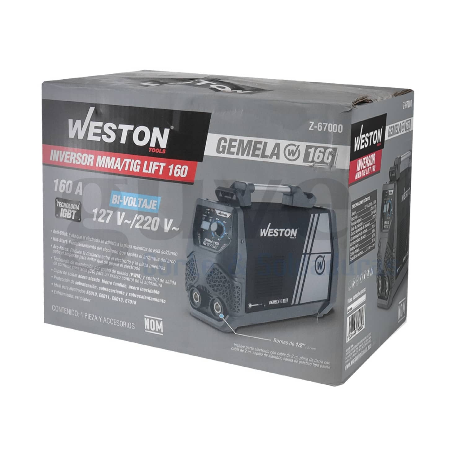 Inversor MMA Gemela 160A EMpaque