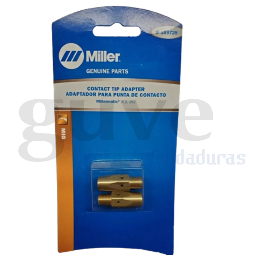 ADAPTER CONTACT TIP MILLER foto producto con envoltorio