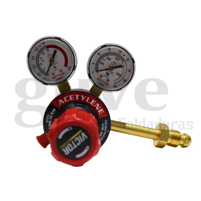 Regulador VICTOR CUT SKILL G350-15-510 Acetileno - Tienda GUVE