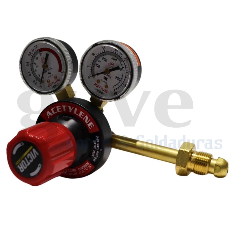 Regulador VICTOR CUT SKILL G350-15-510 Acetileno - Tienda GUVE