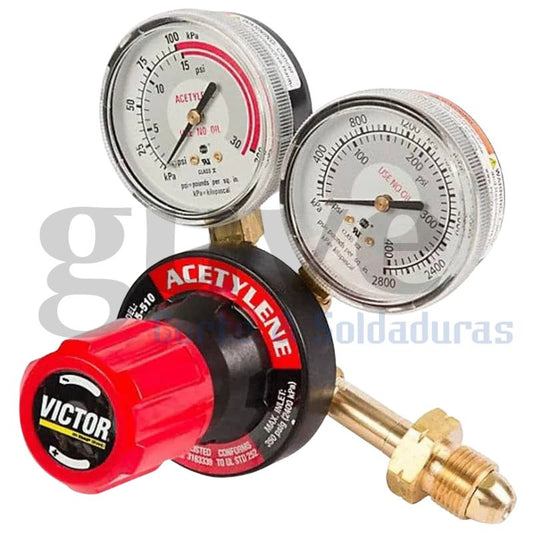 Regulador VICTOR CUT SKILL G350-15-510 Acetileno - Tienda GUVE