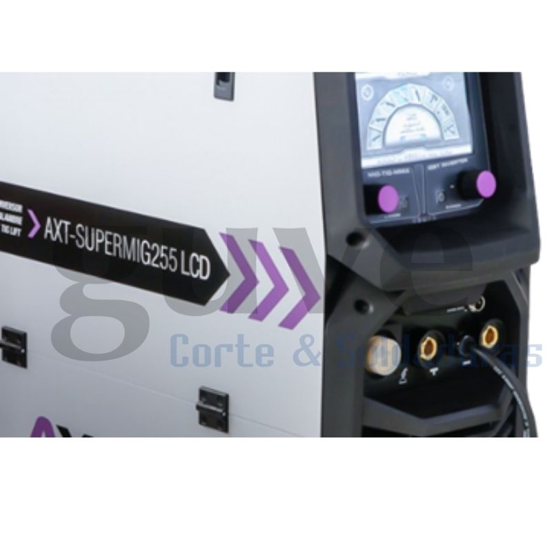 AXT-SUPERMIG255LCD Soldadora inversor foto producto derecho