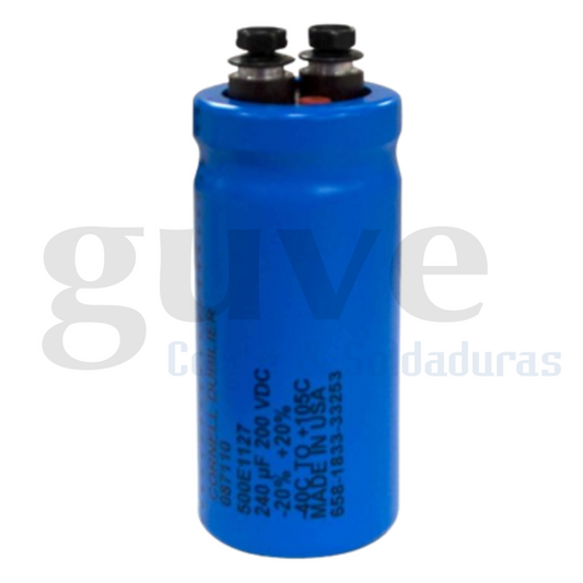 CAPACITOR ELCTL 240 UF 200 VDC CAN 1.39 DI 087110 foto producto