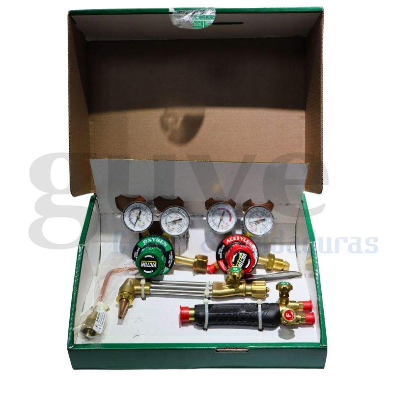 Equipo de soldar y cortar MEDALIST 350 VICTOR Maneral negro - Tienda GUVE