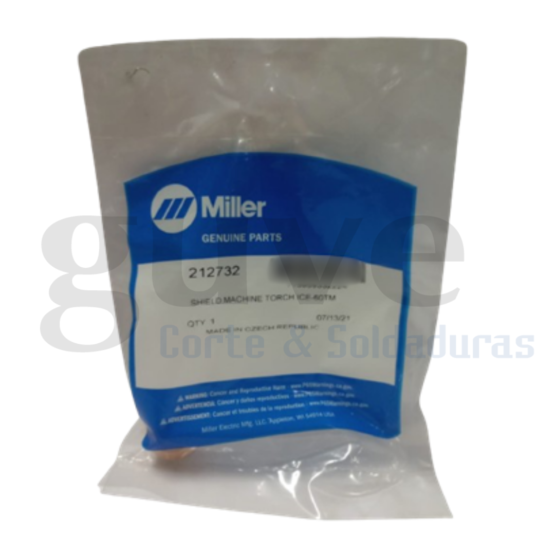 SHIELD MACHINE TORCH ICE-80TM/100TM, MILLER 212732 - Tienda GUVE