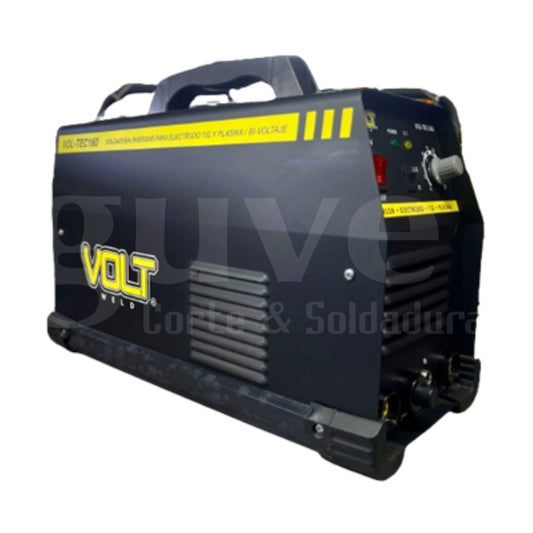 Soldadora inversor VOL-TEC160 Electrodo Tig HF y Plasma, Bi-Voltaje - Tienda GUVE