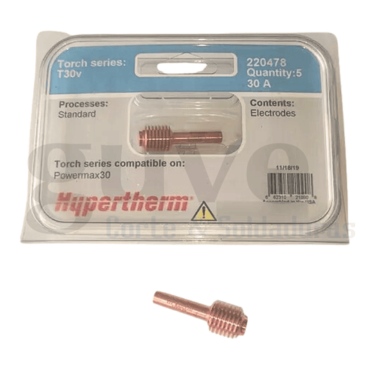 ELECTRODO P/POWERMAX 30, HYPERTHERM - Tienda GUVE